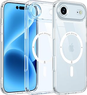 Ones Coque Magnétique pour iPhone Air / 17 Air Transparente, Compatible avec MagSafe, Airbags Antichoc Qualité Militaire, Protection D'écran Et Caméra, Antirayures PC, Antijaunissement, Antidérapant
