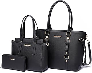 Montana West Classic Tote And Wallet Set Elegante
