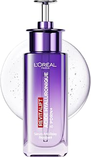 L'Oréal Paris Revitalift Filler Serum Hyaluronic Acid & Vegan PDRN 1 fl oz | Plumps in 1 hour, -47% of wrinkles in 6 weeks, 3 types of moisturizing molecules, inspired by Korean science, all skin types