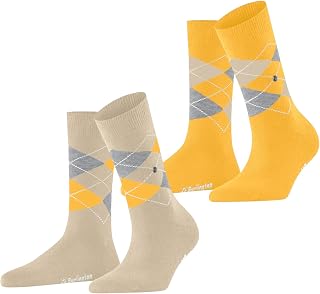 Burlington Everyday Argyle Women's Soft Combed Cotton Socks