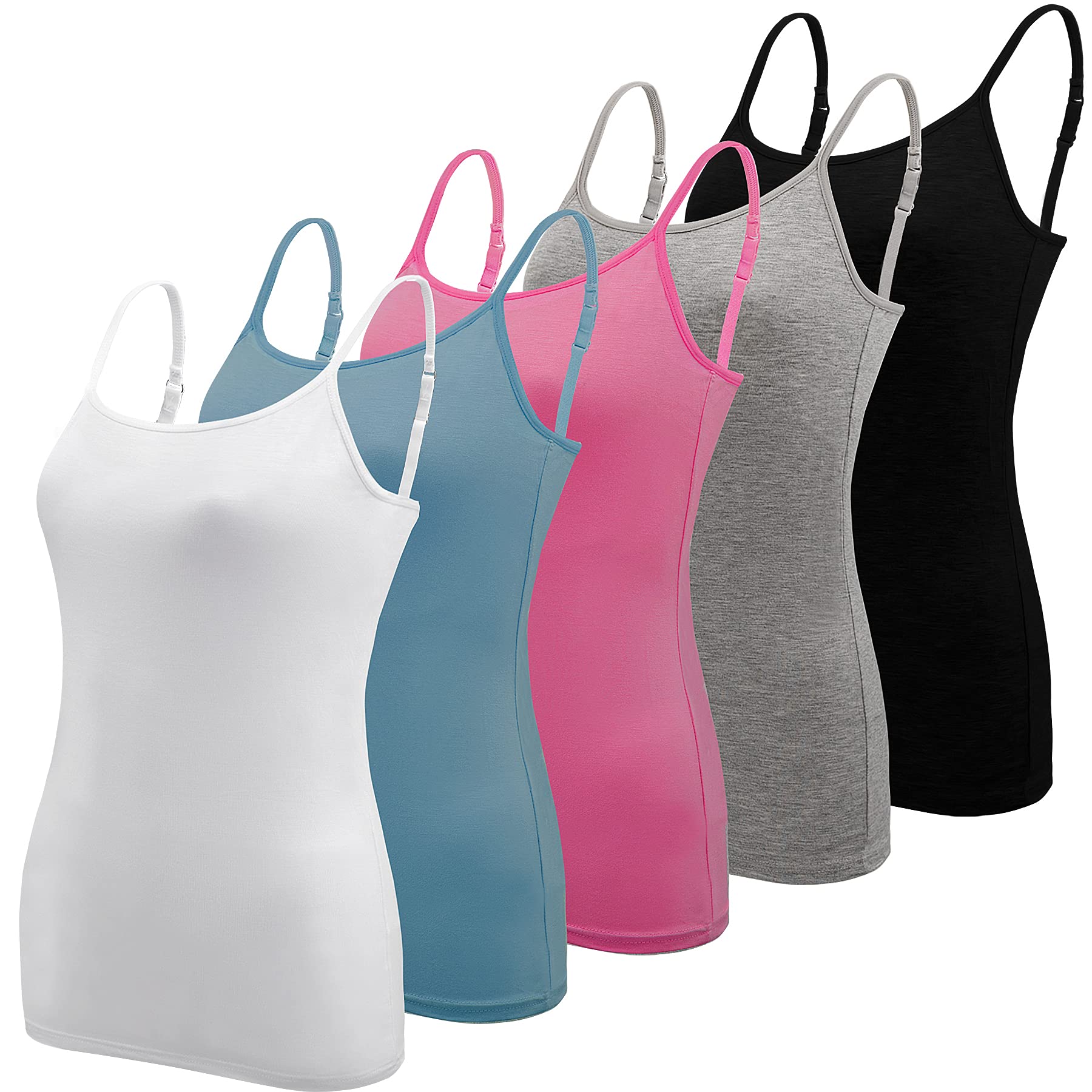 BQTQ 5 Pieces Women's Tank Tops