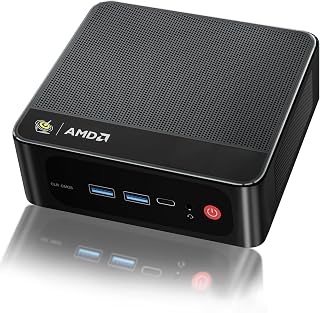 Beelink SER5 Mini PC,AMD Ryzen 5 5500U(6C/12T,up to 4.0 GHz),Mini Computer 16GB DDR4 RAM 480GB M.2 2280 SSD Graphics 7core 1800MHz,Support 4K Triple Display/HDMI+DP+Type-C/Wifi6/BT5.4