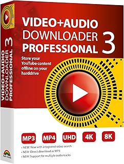 Video and Audio Downloader PRO 3 software for YouTube – download your favorite YouTube videos as MP4 video or MP3 audio – compatible with Windows 11, 10