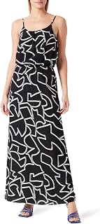 ONLY Women's Onlnova Life Vis Strap Maxi Dress AOP Maxi Dress