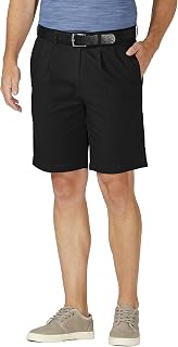 Haggar メンズ クラシックフィット フラットフロントショーツ