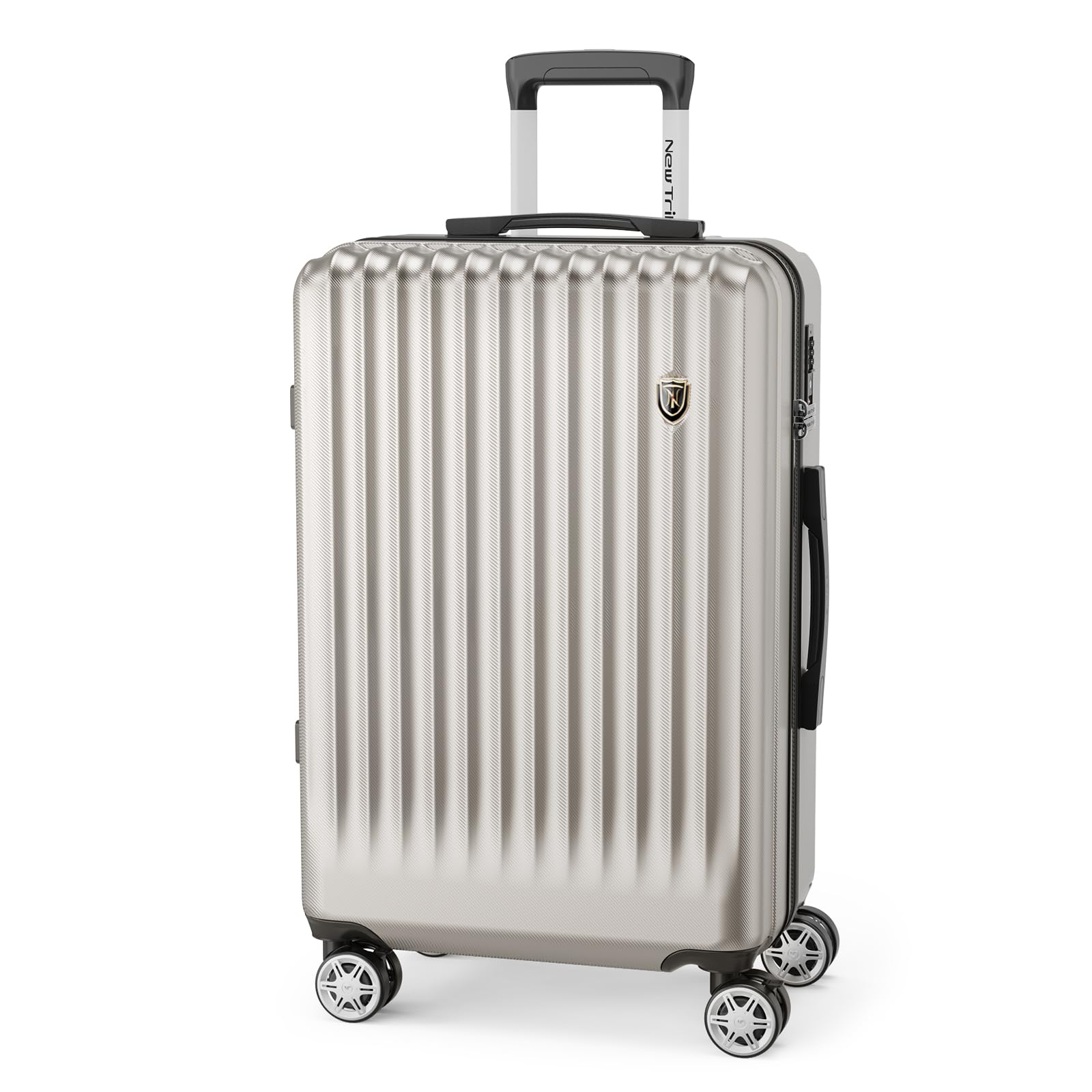 New Trip Suitcase with Stopper, Carry Case, Carry-on Bag, Lightweight, Small, 10