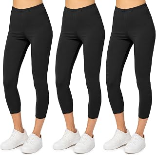 Merry Style Women's 3/4 Cotton Sports Capri Leggings MS10-199