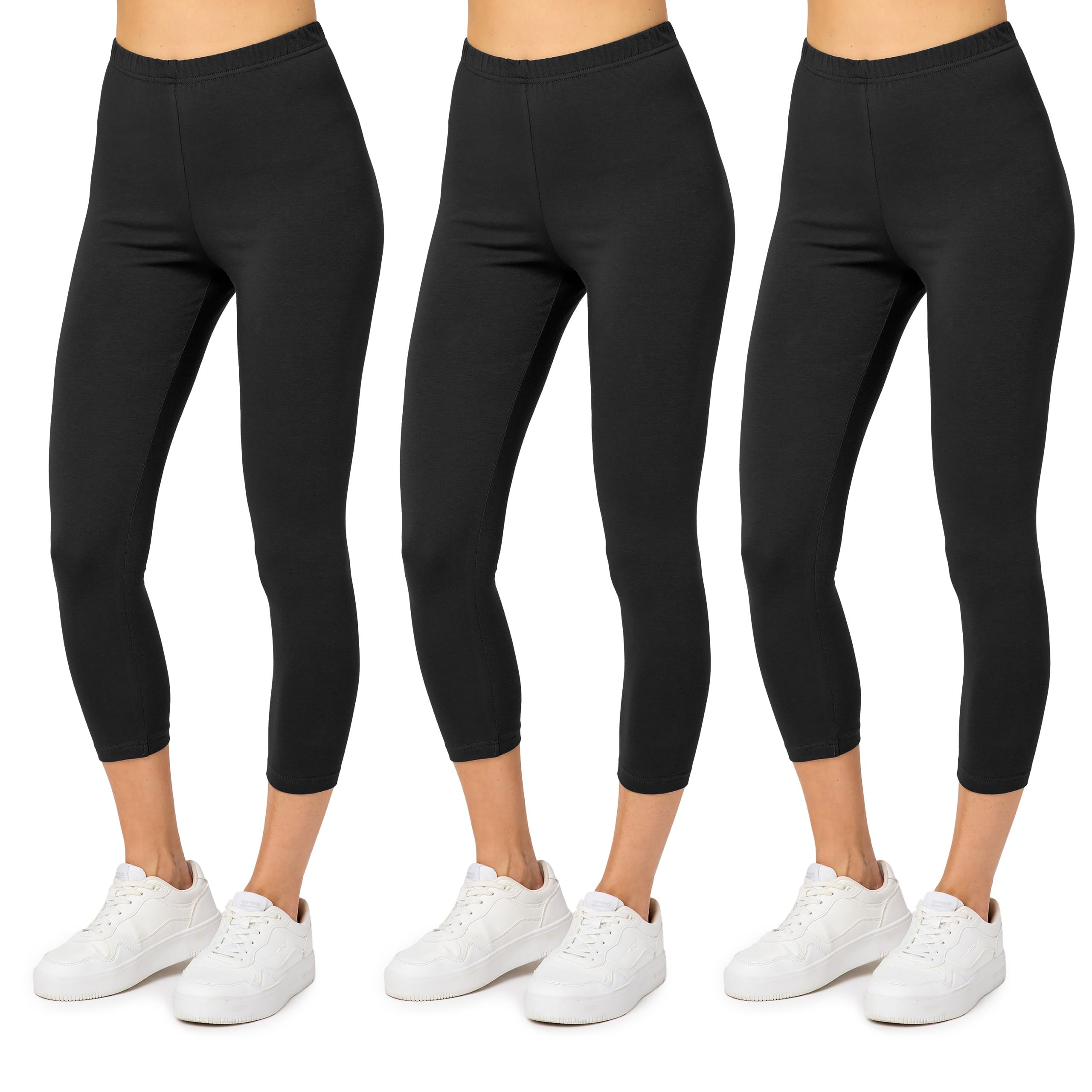 Merry Style Women's 3/4 Cotton Sports Capri Leggings MS10-199