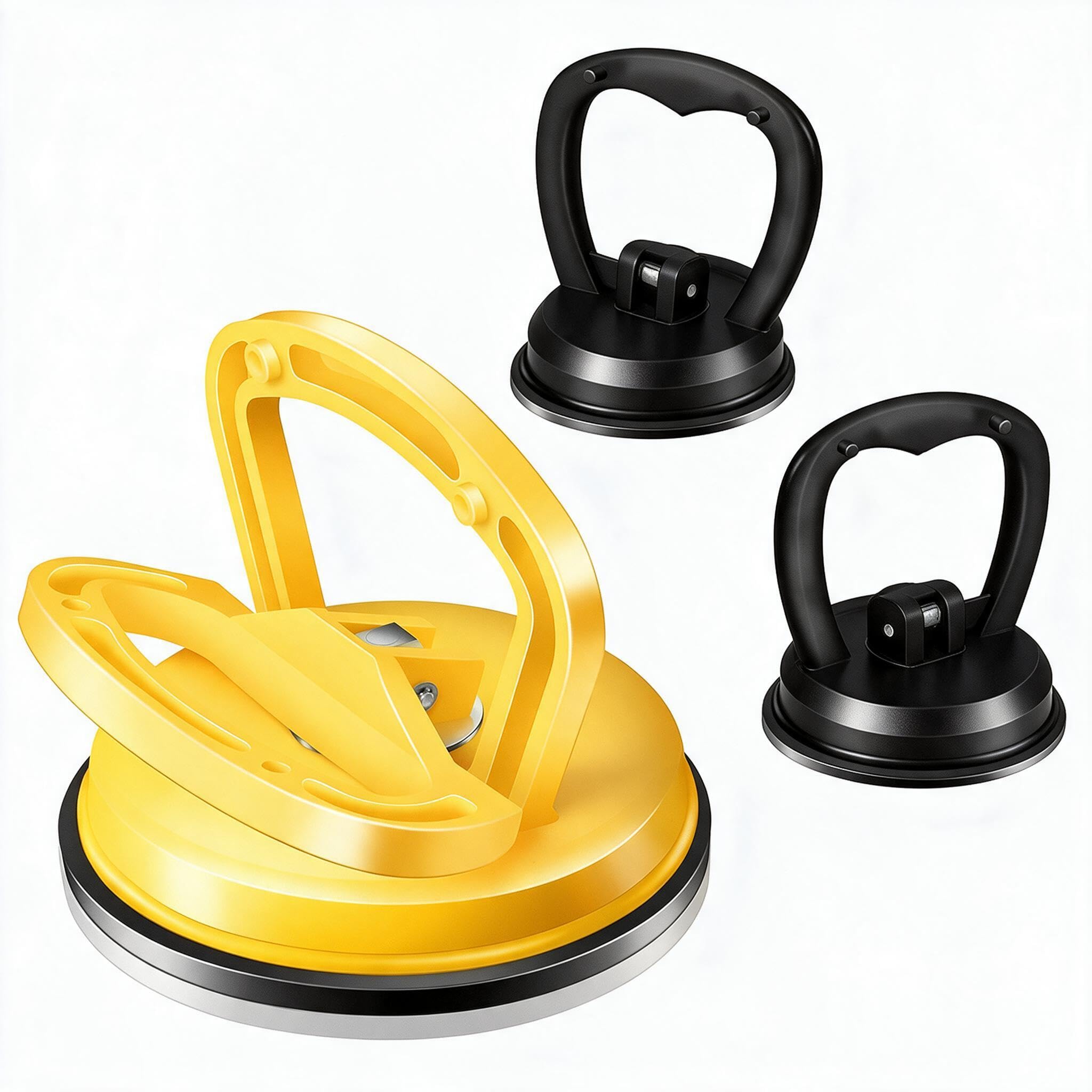 HORFUTY Car Dent Puller 3 Pack Dent Puller Powerful Car Dent Removal Kit Suction