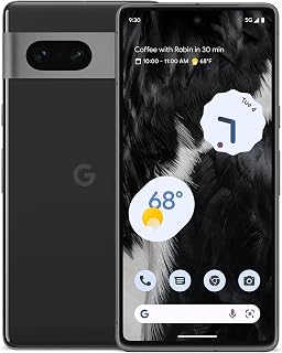 Google Pixel 7 5G, 128GB, Obsidian - Unlocked (Renewed)