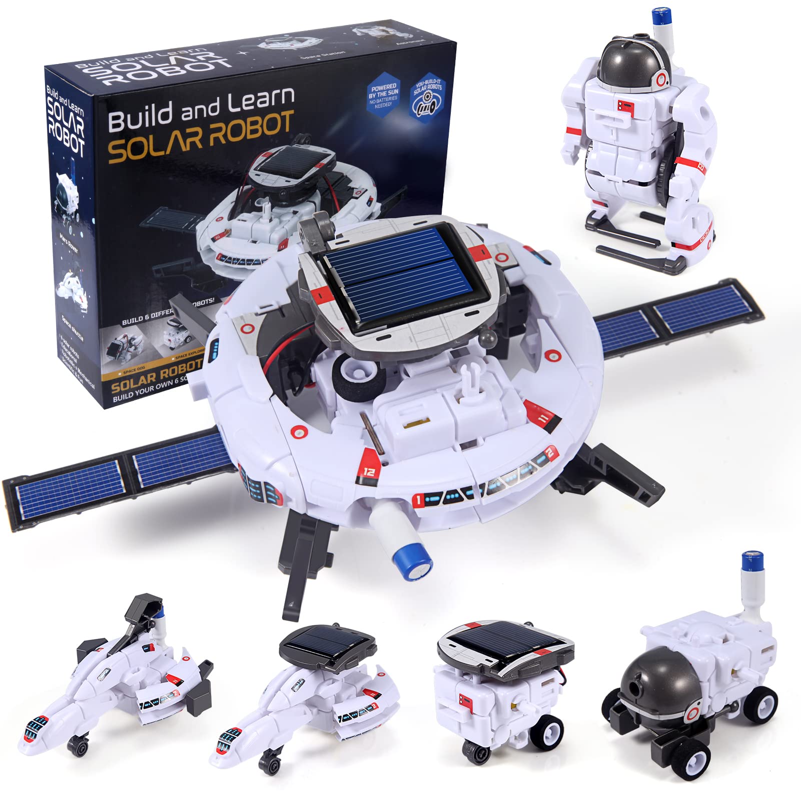 STEM Toys for Kids Ages 8-12, Solar Robot Science Kits Gifts for 8-14 Year Old T