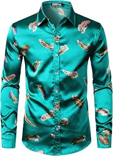 ZEROYAA Men's Zlcl14new24 Shirt with Button-Down Collar (Pack of 1)