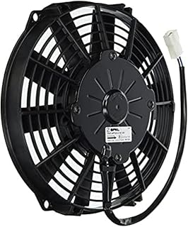 Spal 30100392 9" Straight Blade Low Profile Fan, Black