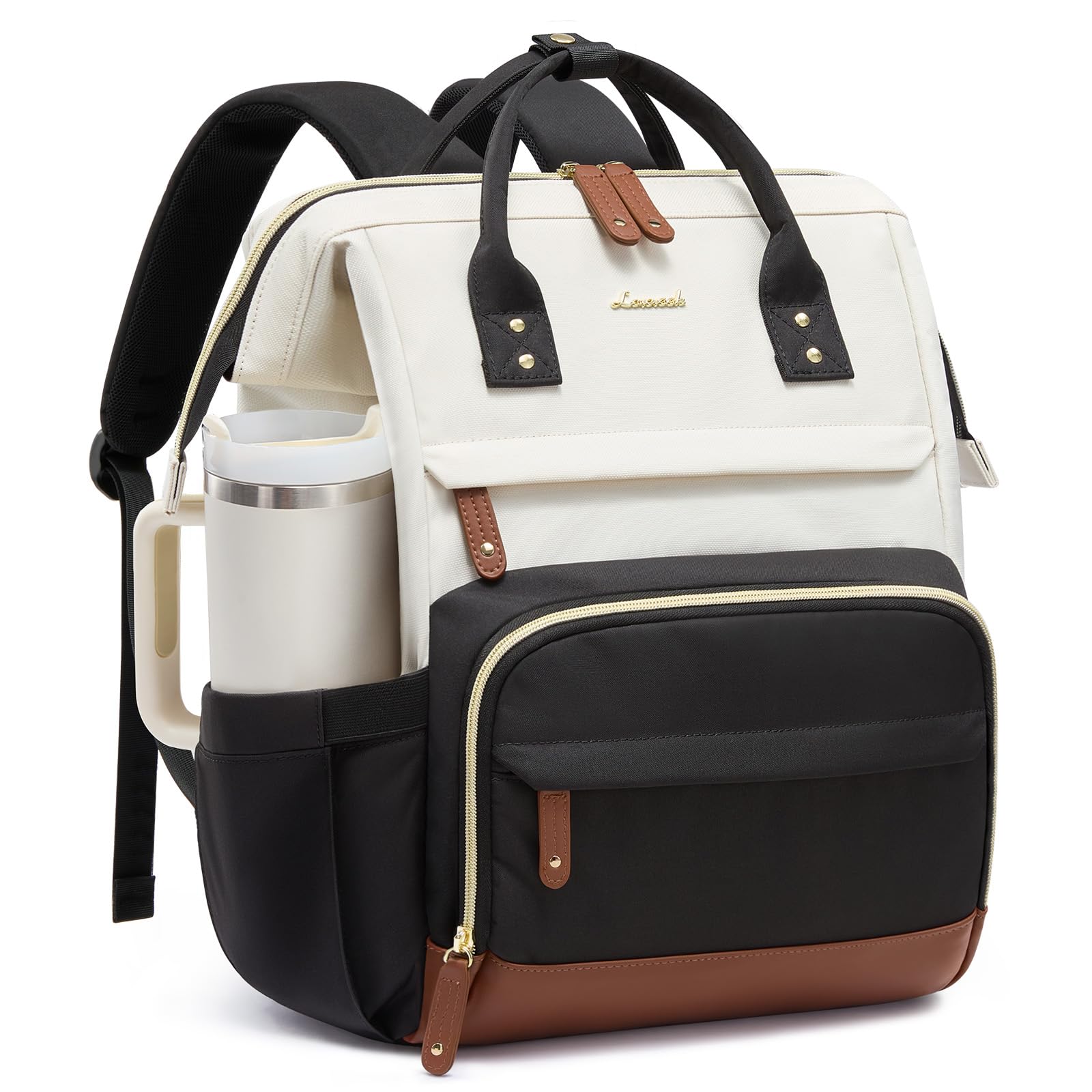 LOVEVOOK Laptop Backpack for Women, 15.6 Inch Work Business Backpacks Purse With