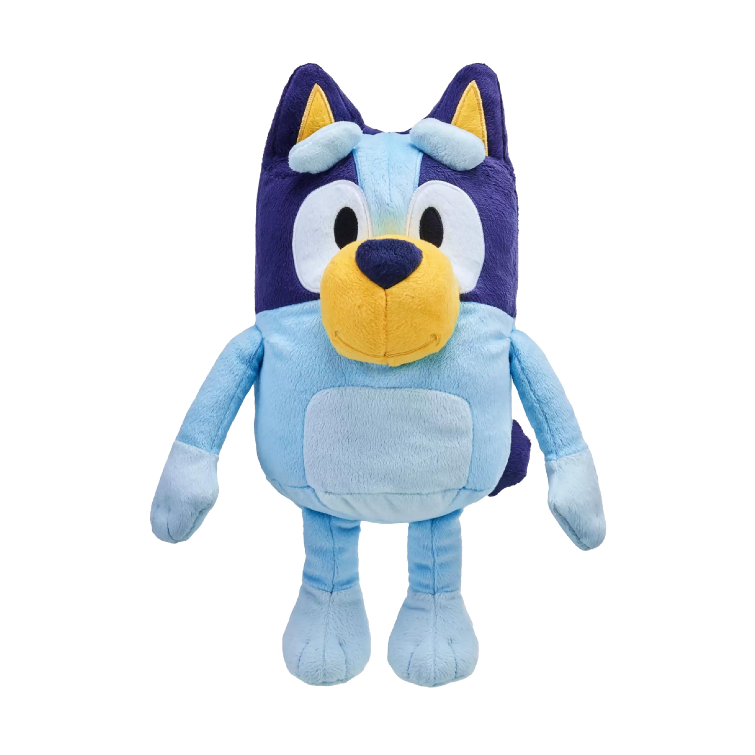 Bluey Talking Plush, 13-Inch Musical Toy with 9 Phrases | Press tummy for phrase