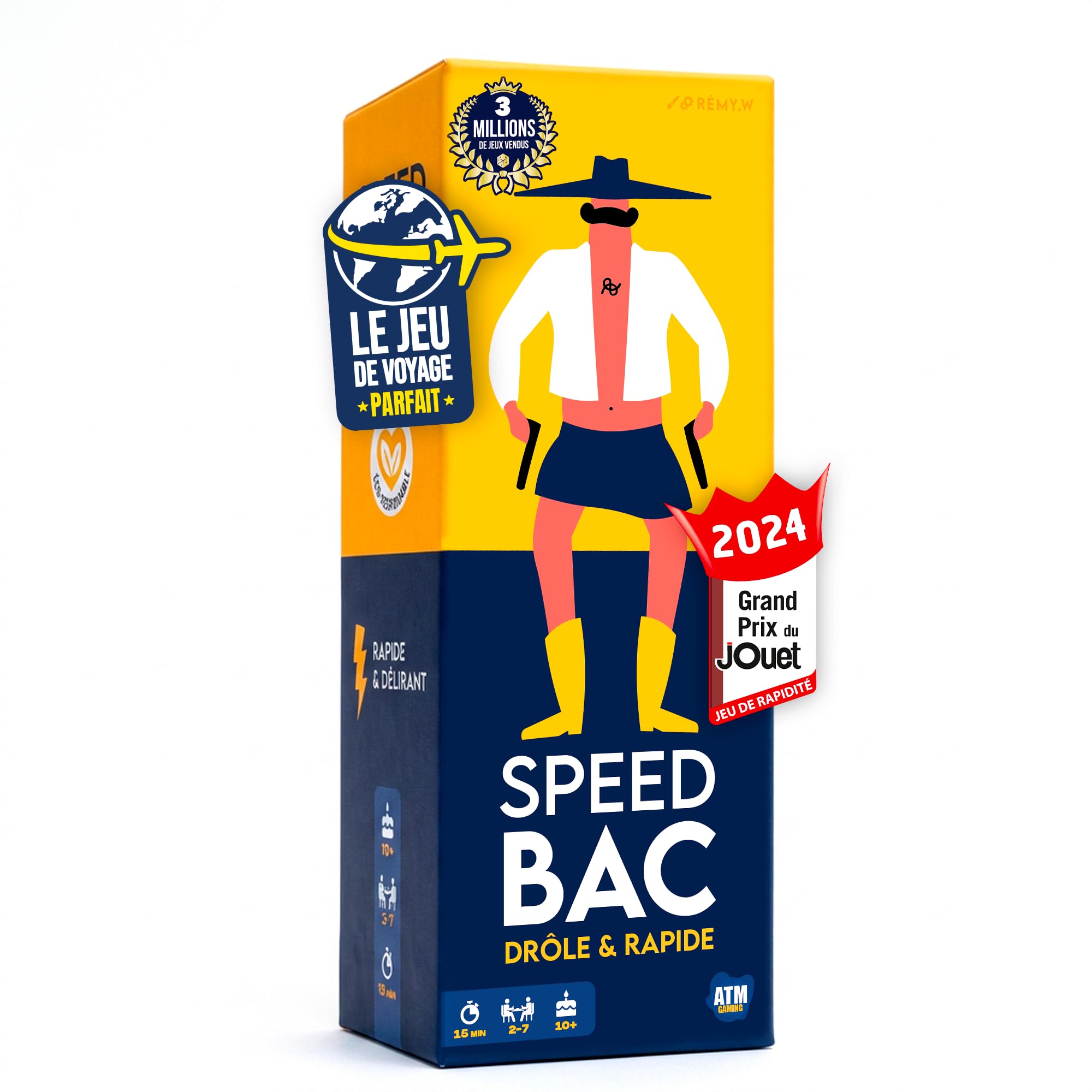 ATM Gaming Speedbac - Jeu de société Famille et Amis - Parfait pour Mettre l'amb