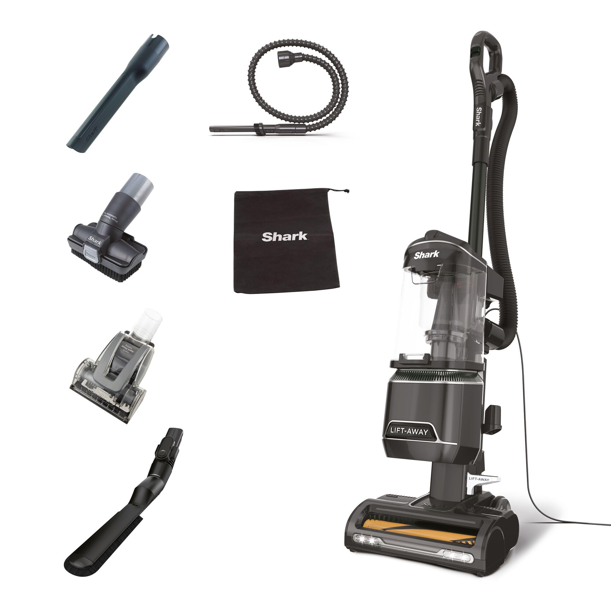 Shark Corded Upright Vacuum Cleaner 1.1L, Pet Model, NZ691UKTDB | with Anti Hair