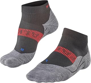 FALKE Men's RU4 Cool Short Running Socks Medium Padding Cooling Effect Anti-Blister Short Vegan Breathable Quick Dry Durable Functional Thread 1 Pair