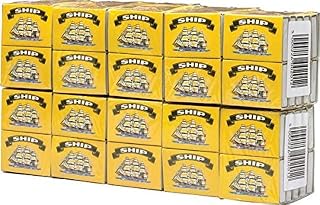 GUKANUYI Ship Safety Matches 100 Matchboxes Wood Based Bulk Pack | Shrink wrapped packaging, striker surface ignition, flammable class 4.1, solid pattern design