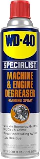 WD-40 Specialist Machine &amp; Engine Degreaser Foaming Spray, 18 OZ | Industrial Strength, Friction-Reducing, Lubricant for Corrosion Protection on Table Saws, Drills and Lathes