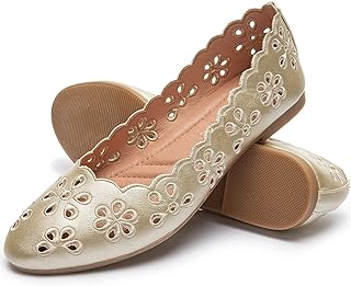 FRACORA Womens Ballet Flats Comfortable Dress Shoes Summer Slip on Flats