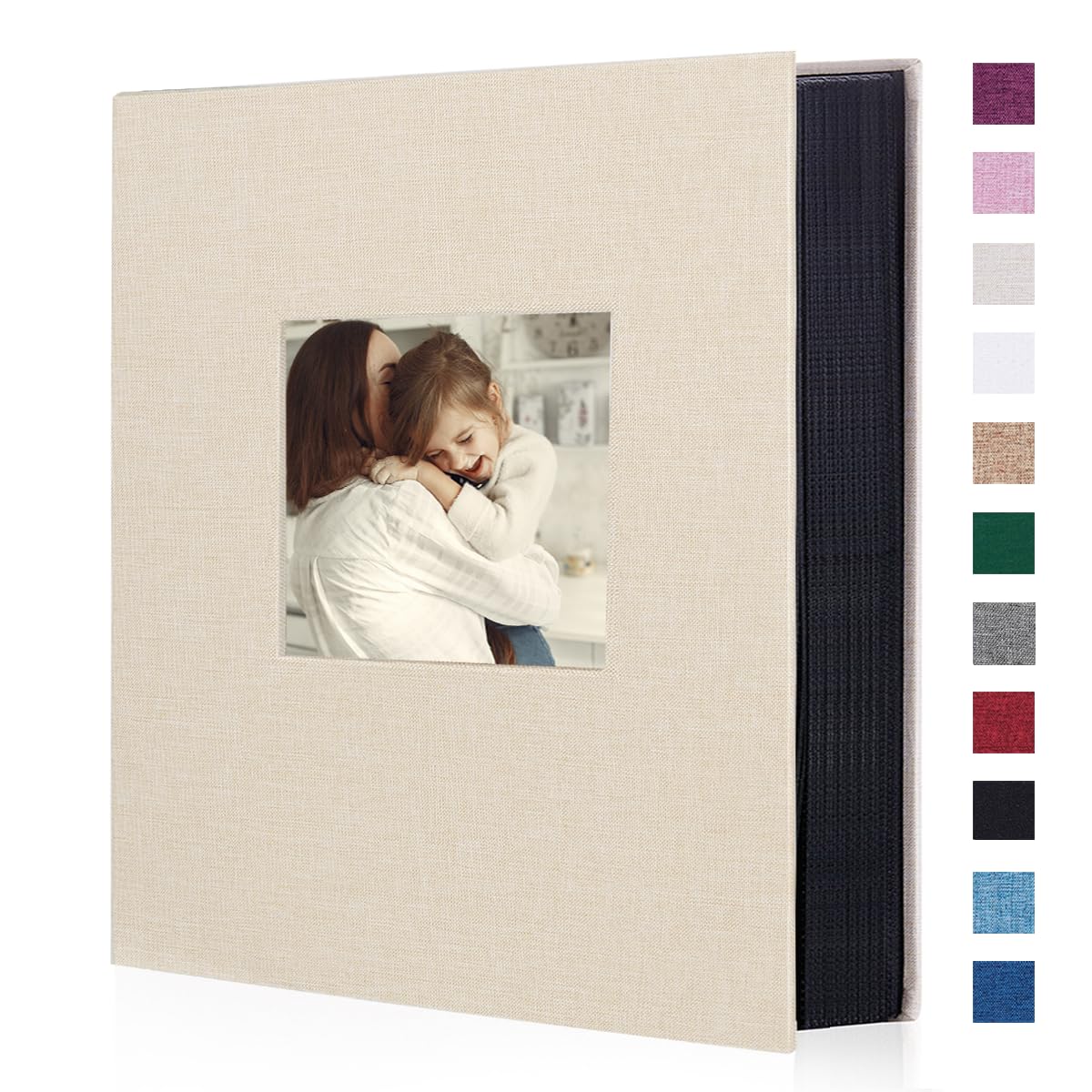Artmag Fabric Photo Album 4x6 400 Large Capacity for Family Wedding Anniversary 