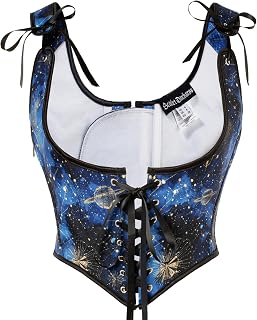 SCARLET DARKNESS Women's Renaissance Underbust Lace Up Corset Tops Bustier (pack of 1)