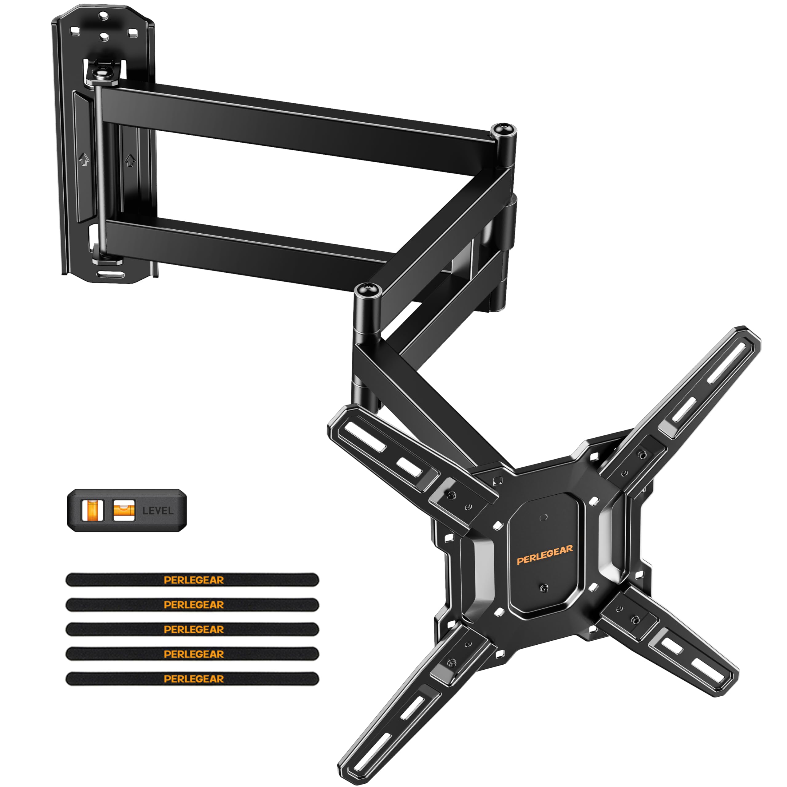 Perlegear Long Arm TV Wall Mount for 32-65″ TVs, 37.4” Long Extension | Max VESA