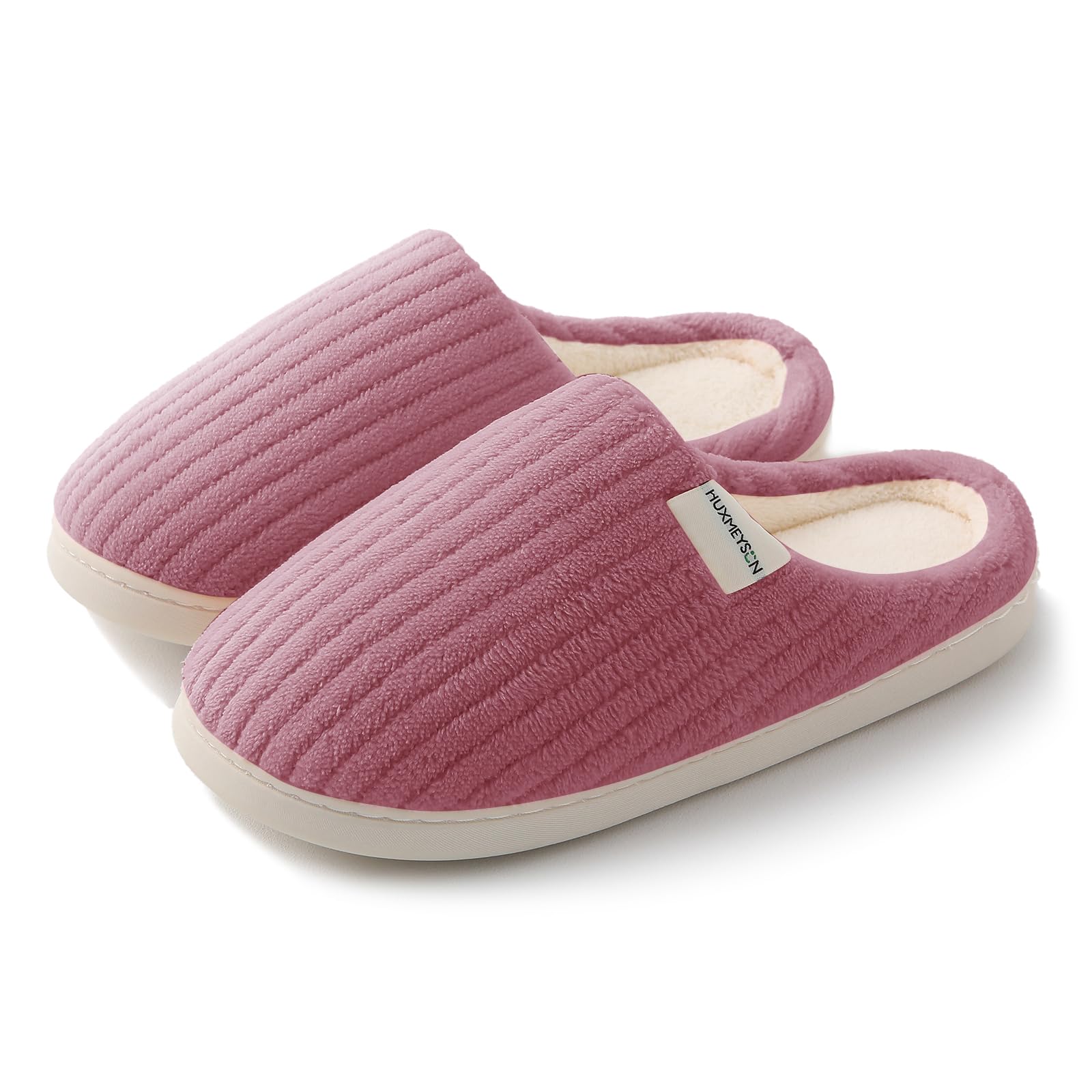 HUXMEYSON Womens Slippers Fuzzy House Slippers, Cozy Slippers for Women Indoor F
