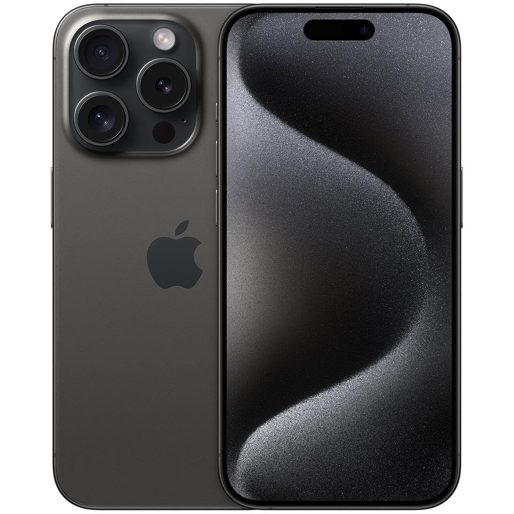 Apple iPhone 15 Pro 128GB - Titanium Black (Refurbished)