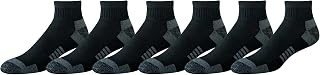 Amazon Essentials Men's Breathable Cotton Blend Padded Ankle Sports Socks