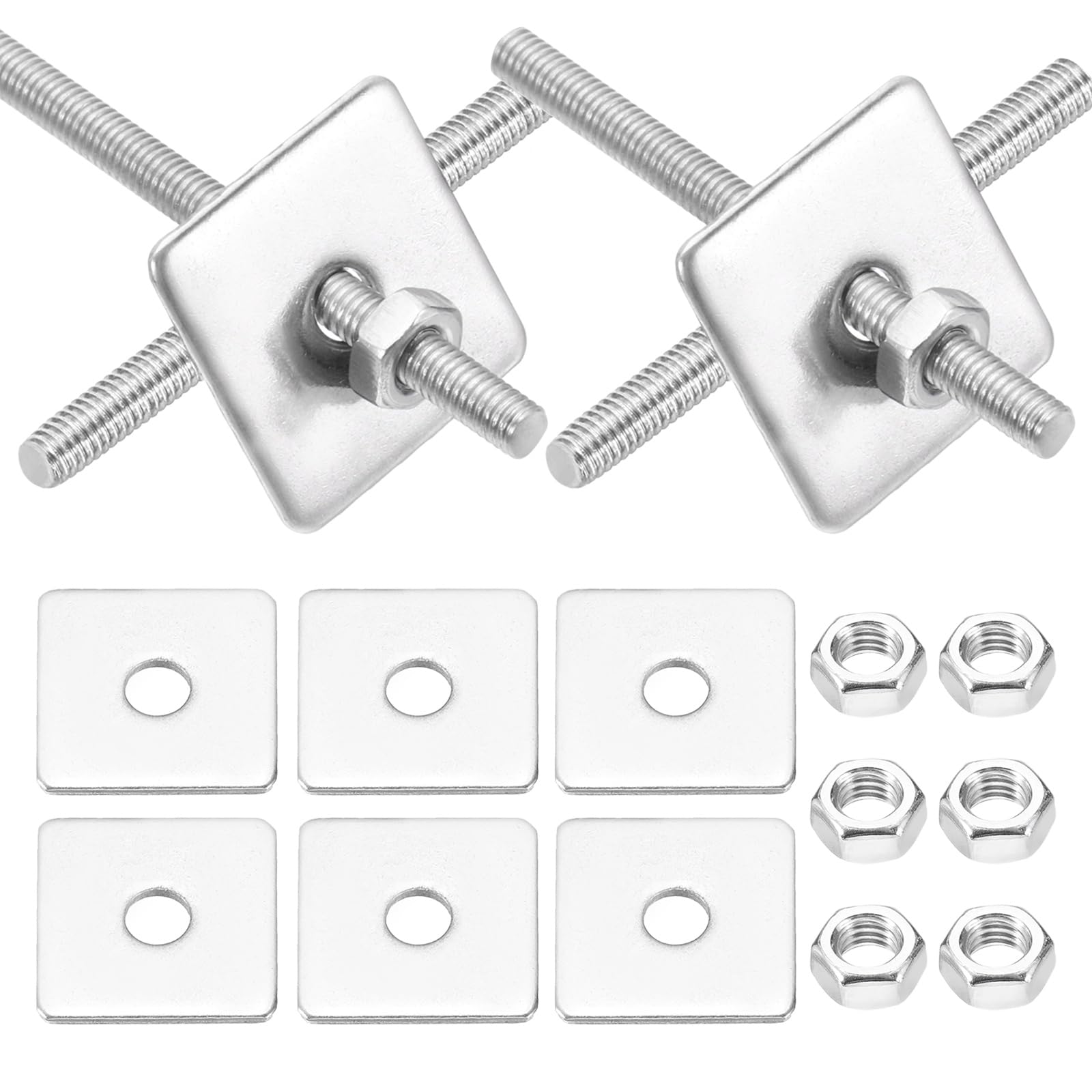MECCANIXITY Lot de 8 tiges entièrement filetées M3 x 30 mm, tiges filetées en ac