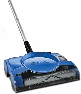 Shark Rechargeable Floor Sweeper, Motorized Brushroll, Compact Swivel Design, Easy-Empty Dust Cup, 10" Cleaning Path, Powerful Debris, Dust & Pet Hair Pickup, for All Floor Types, Blue, V2700Z