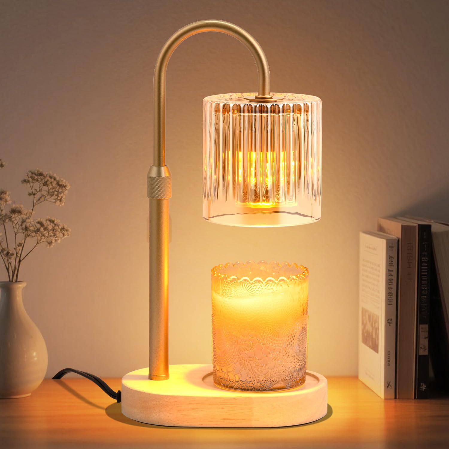 Candle Warmer Lamp with Timer Birthday Gifts for Women Mom Home Decor | Dimmable