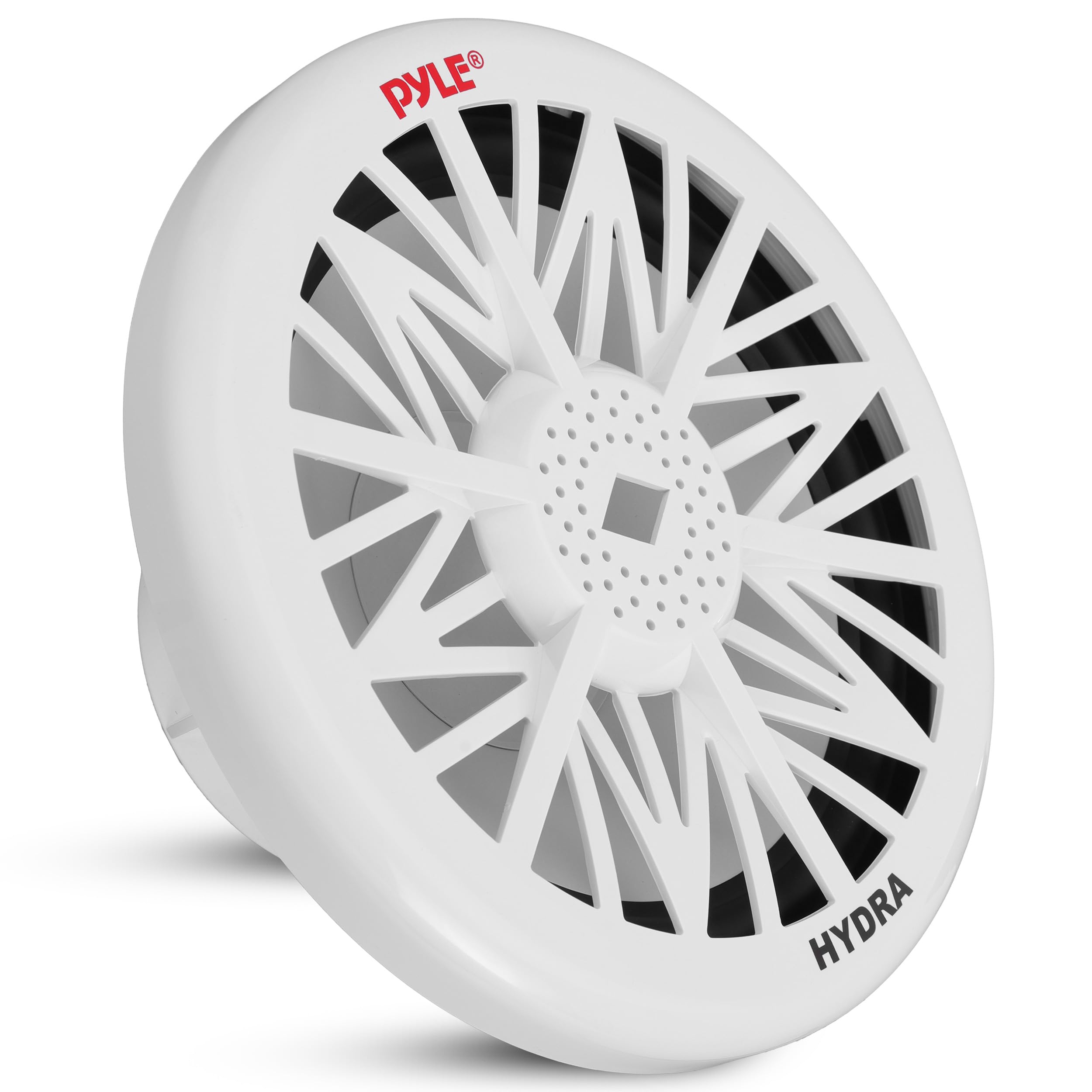 Pyle 10-Inch Outdoor Marine Audio Subwoofer - 500 Watt Single White Waterproof B