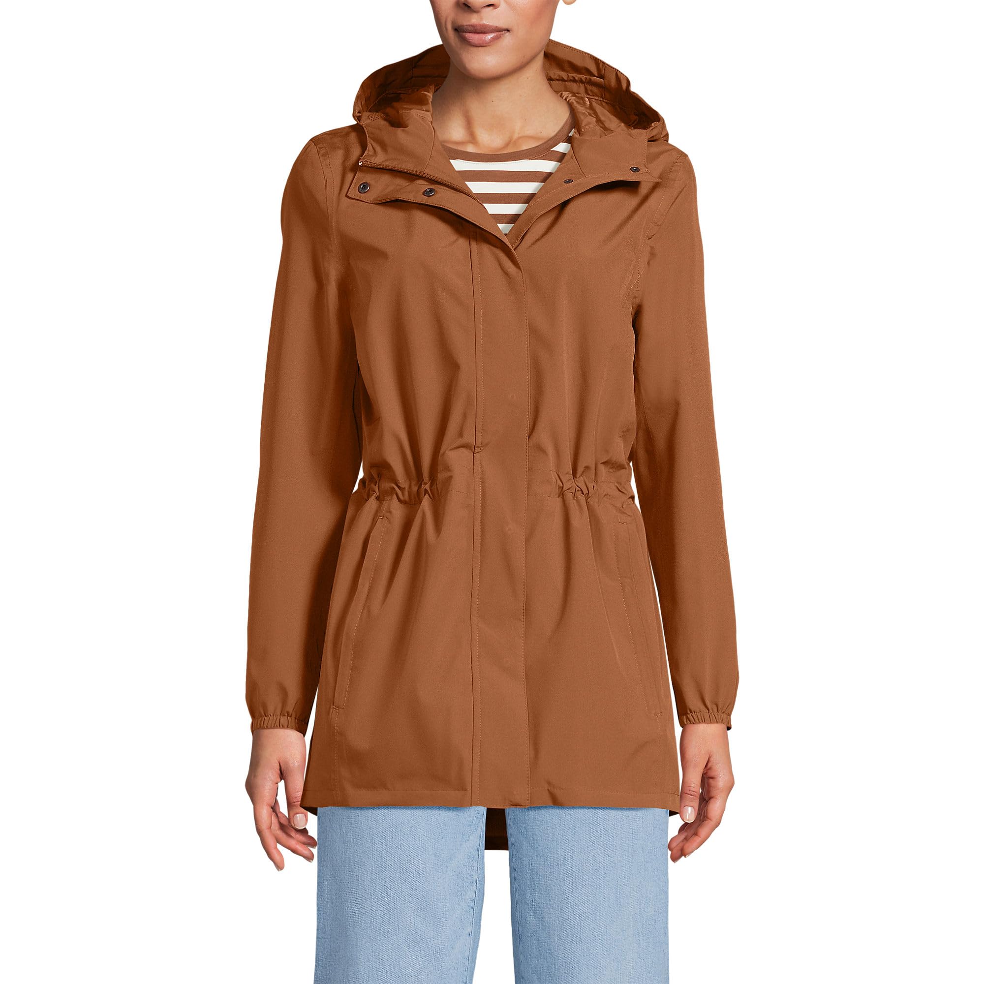 Lands' End Squall Packable Waterproof Raincoat