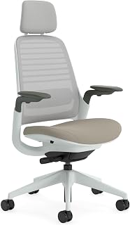 Steelcase Ergonomic Office Chair Series 1 with Headrest Truffle