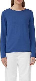 s.Oliver Women's Knitted Jumper - Regular Fit, Fine Knit, Crew Neck