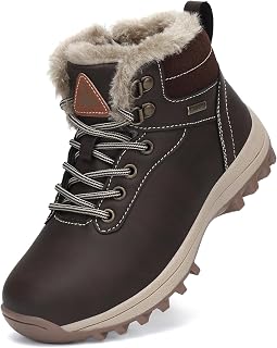 Mishansha Ankle Boots Winter Children Shoes Winter Warm Non-Slip for Boy Girl, Gr.24-36