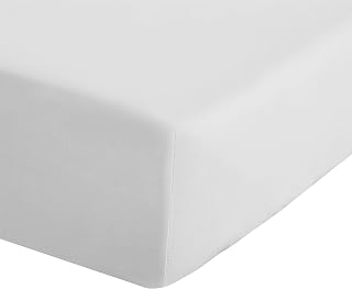 Catherine Lansfield Easy Iron Percale Combed Single Fitted Sheet White