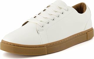 CUSHIONAIRE Sneaker con Lacci Princeton da Uomo con Schiuma + Comfort, Bianco/Gomma 43 EU
