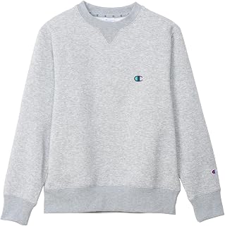 Champion Sweatshirt Long Sleeve 100% Polyester Tech Weave(R) Terry Fleece One Point Logo Embroidered Crewneck Sweatshirt Golf Mens Golf C3-CG004 Mens