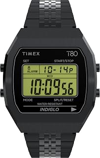 Timex Unisex T80 Steel 36mm Watch