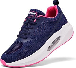 Womens Trainers Cushion Sole Comfort Memory Foam Ladies Running Shoes