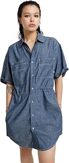 G-Star Damen Relaxed Drawcord Ss Wmn Casual Dress