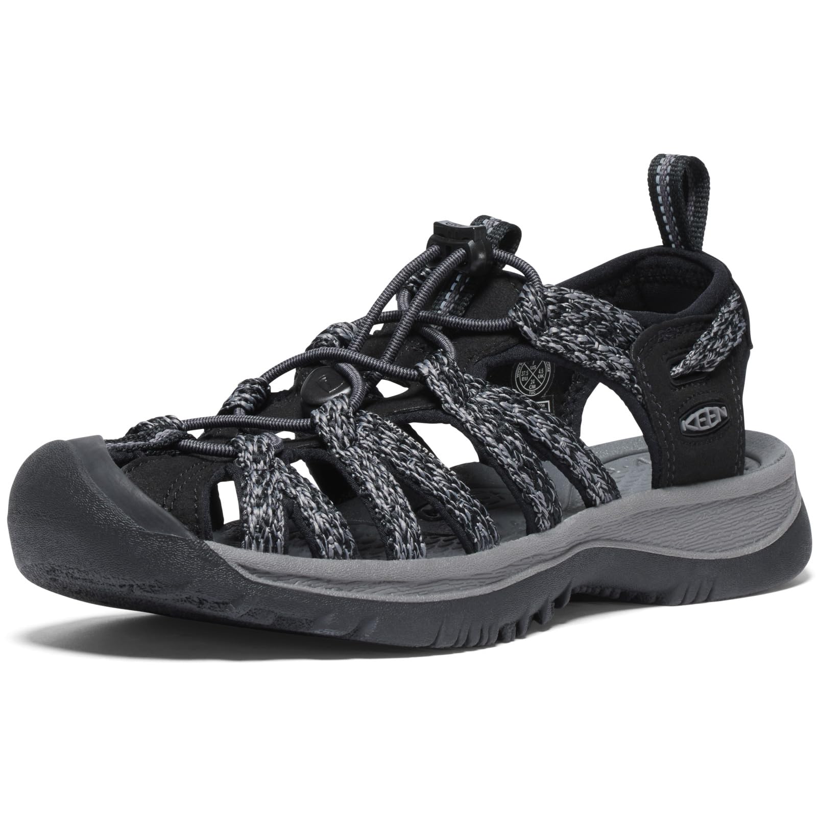 Keen Whisper W-Neutral Gray/Spicy Orange 1008455 - Sandals for Women