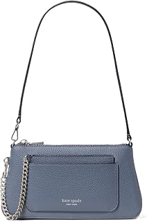 kate spade new york Ava Spring Pansises Embossed Pebbled Leather 2 In 1 Pochette