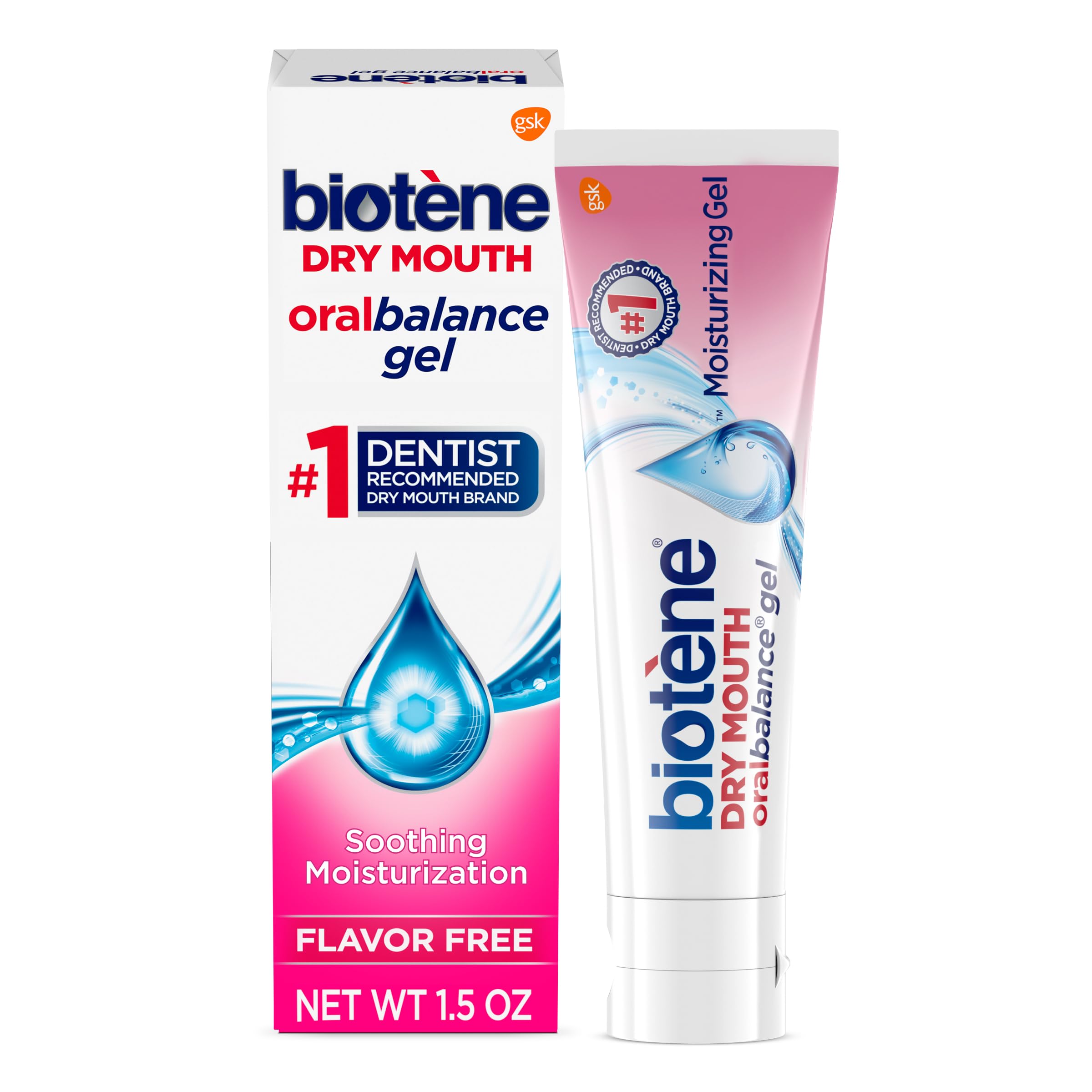 Biotene OralBalance Moisturizing Gel, 1.5 oz | Alcohol-Free Dry Mouth Gel, Flavo