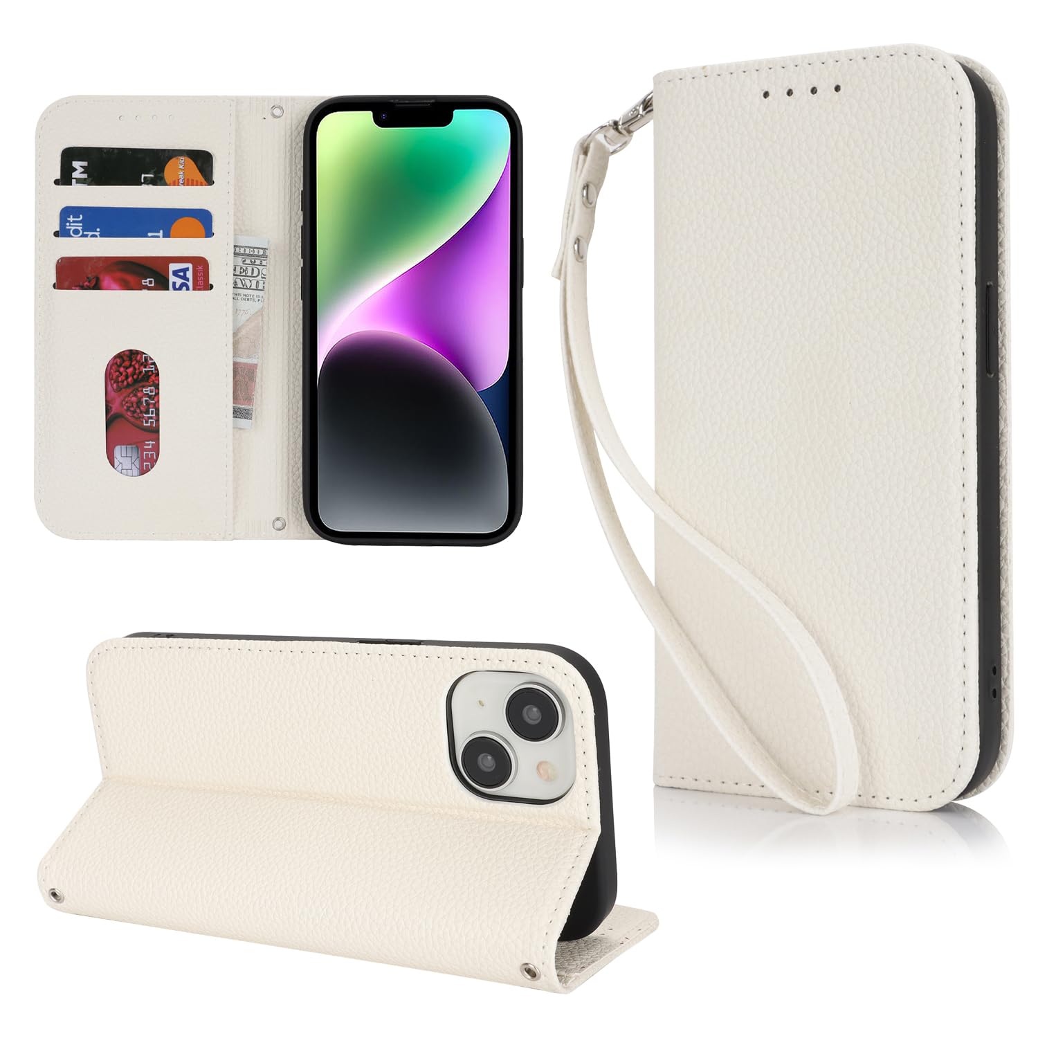 [Hamany] Compatible iPhone 15 Plus Case Notebook Type iPhone 14 Plus Case