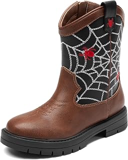 DREAM PAIRS Boys Cowboy Boots Kids Western Boots
